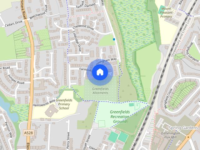 House for rent in Spring Gardens, Shrewsbury