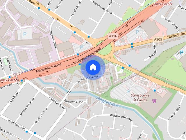 Apartment for rent in London Borough of Hounslow, Hanworth