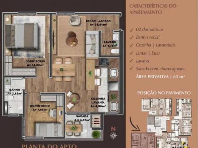 Apartamento venda em Região Geográfica Imediata de Caxias do Sul, Caxias do Sul