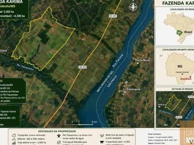 Sítio e chácara venda em Região Geográfica Imediata de Três Lagoas, Brasilândia