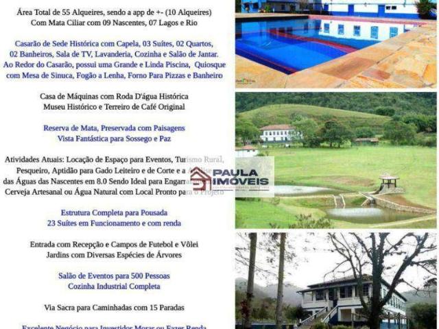 Fazenda venda em Região Imediata de Guaratinguetá, Região Metropolitana do Vale do Paraíba e Litoral Norte