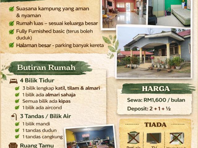 House for rent in Perak