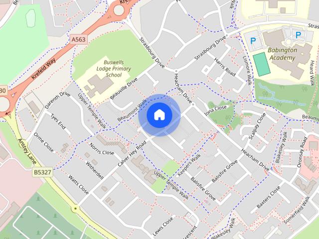 House for rent in Leicester, Beaumont Leys