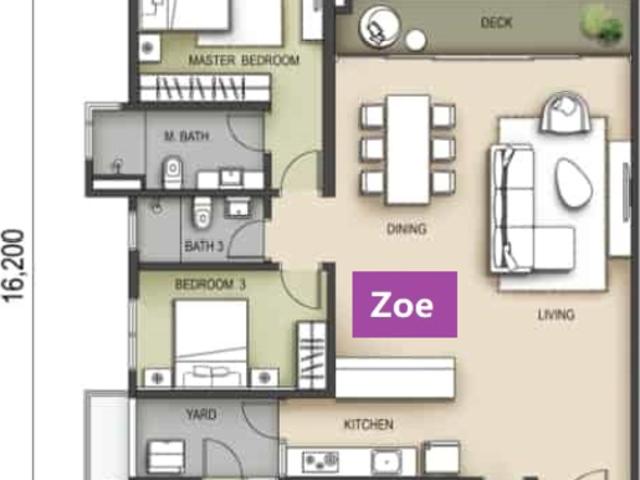 Apartment for rent in Mukim 17, Georgetown