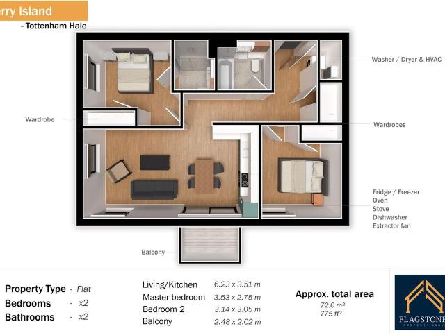 Apartment for rent in Tottenham Hale, Greater London