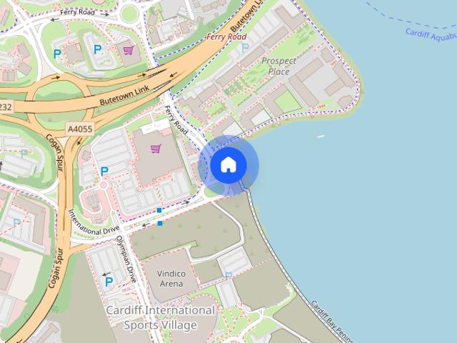 Apartment for rent in Cardiff International Sports Village, Cardiff