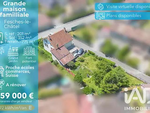 Maison vente à Fesches-le-Châtel, Doubs