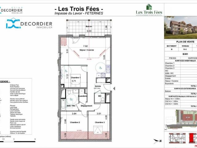 Appartement vente à Thonon-les-Bains, Féternes