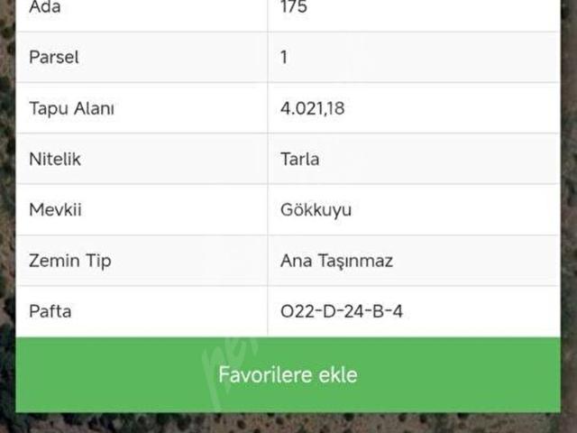 Fethiye, Muğla içerisinde satılık Arsa