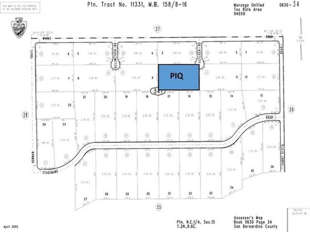 Land for sale in Landers, California
