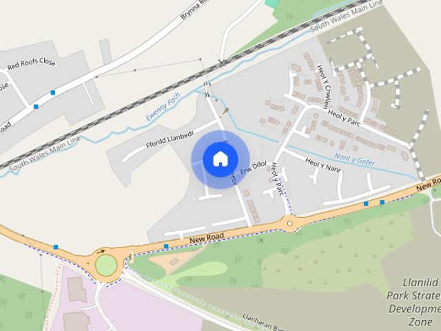 House for rent in Brynna, Wales