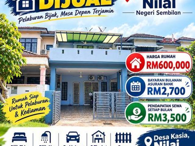 Terraced House for sale in Nilai, Seremban