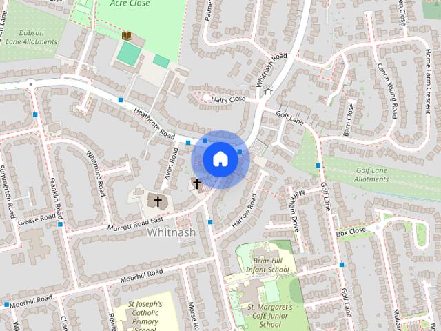 House for rent in Whitnash, Green Close