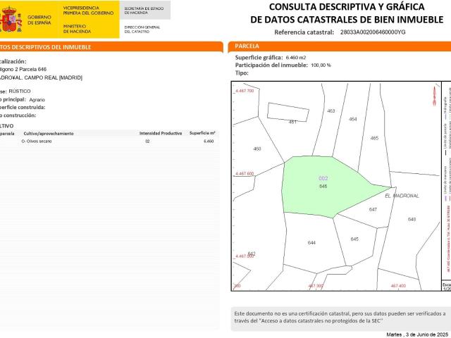 Casa Rural en venta en Campo Real, Madrid