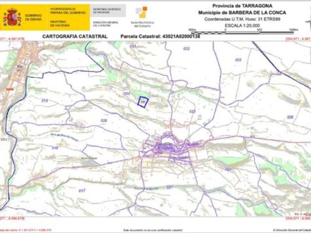 Terreno en venta en Barberà de la Conca, Tarragona