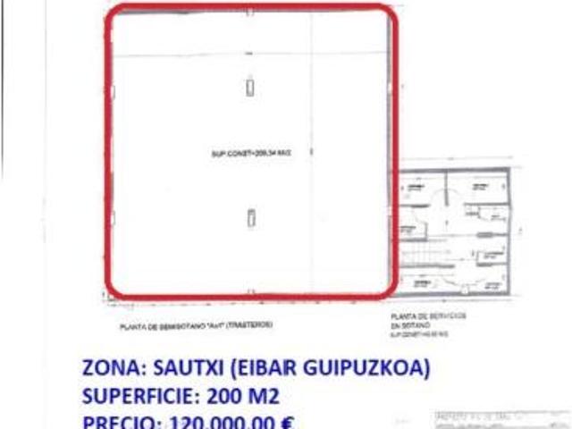 Terreno en venta en Azitain, Eibar