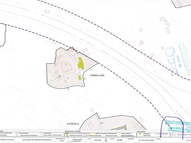 Terreno en venta en San Salvador de Muxa, Lugo