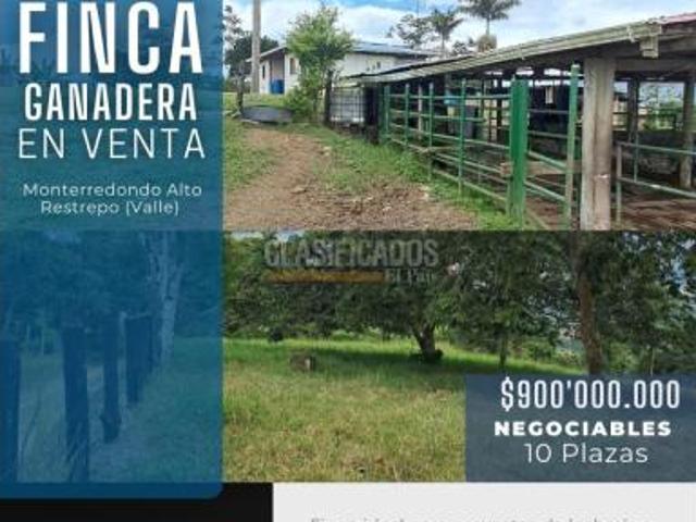 Finca en venta en Restrepo, Valle Del Cauca