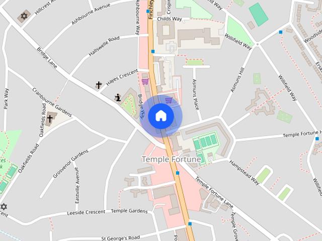 Apartment for rent in Temple Fortune, Greater London
