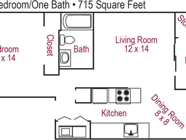 Apartment for rent in Oregonia