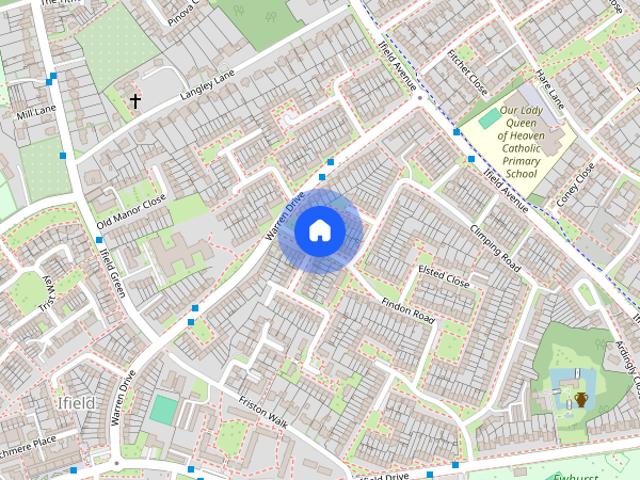 House for rent in Ifield, Crawley