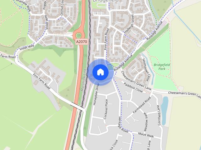 Apartment for rent in Cheeseman's Green, Bridgefield