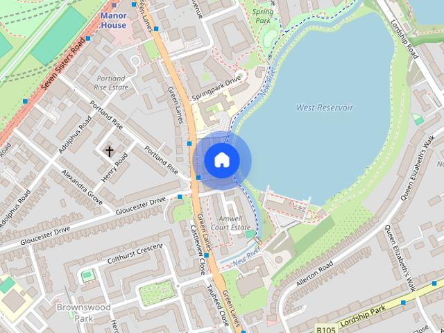 Apartment for rent in Brownswood Park, Stoke Newington