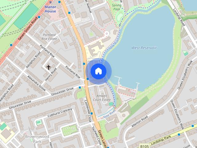 Apartment for rent in Brownswood Park, Stoke Newington