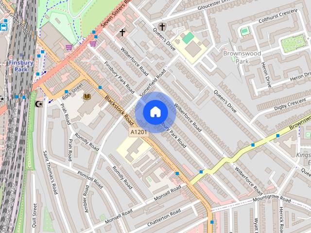 Apartment for rent in Brownswood Park, Stoke Newington