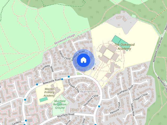 House for rent in Warren Hill, Gedling