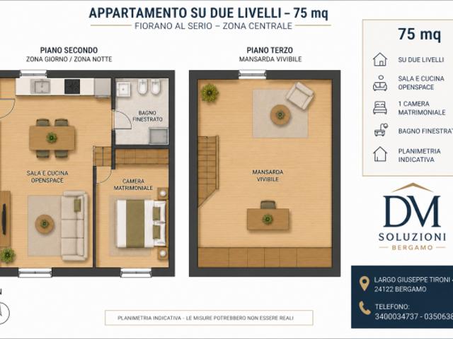 Appartamento in affitto a Fiorano Al Serio, Lombardia