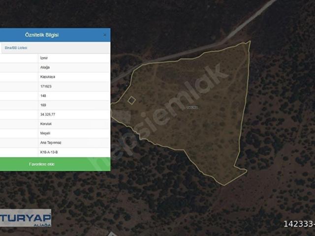 Aliağa, İzmir içerisinde satılık Arsa