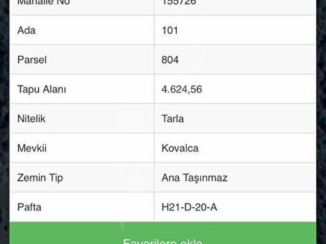 Nilüfer, Bursa içerisinde satılık Arsa