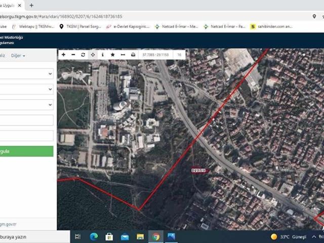 Denizli içerisinde satılık Arsa