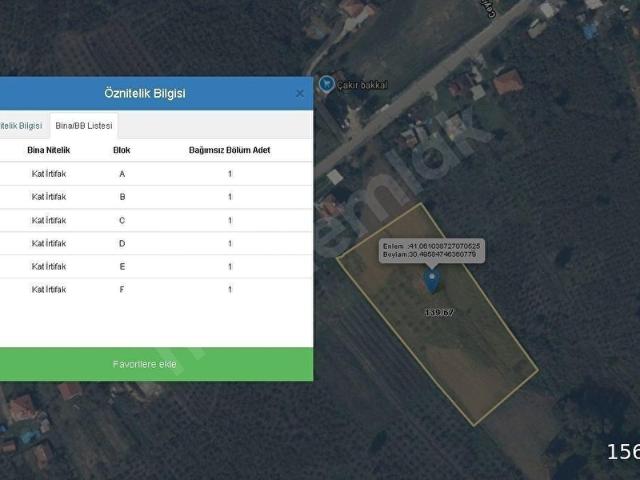 Ferizli, Sakarya içerisinde satılık Arsa