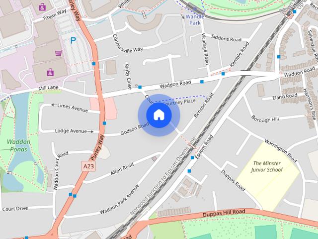 Apartment for rent in London Borough of Croydon, Waddon