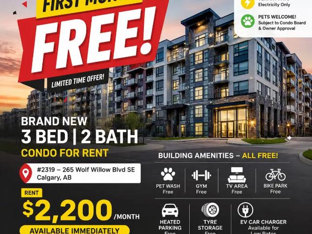 Condo for rent in Northwest, Alberta