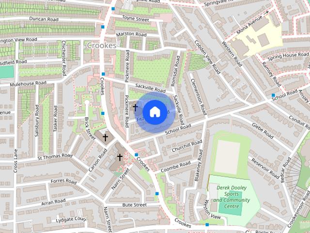 House for rent in Crookes, South Yorkshire