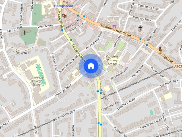 Apartment for rent in Hampstead, Belsize Park