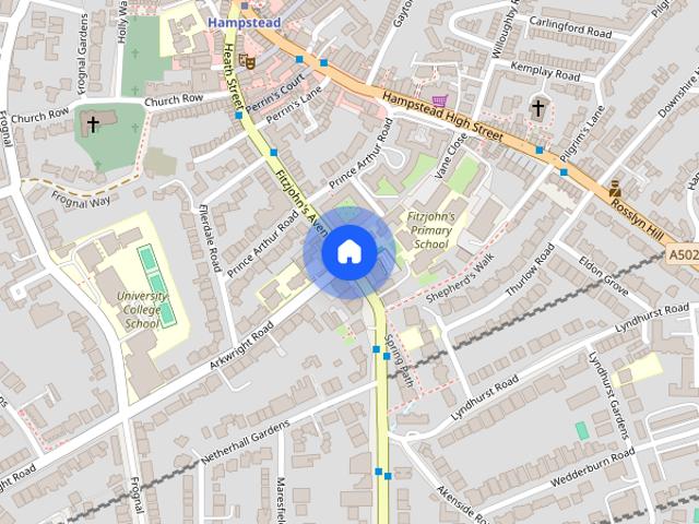 Apartment for rent in Belsize Park, Cat Hill