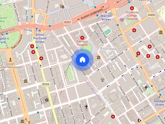 Apartment for rent in Fitzrovia, Greater London