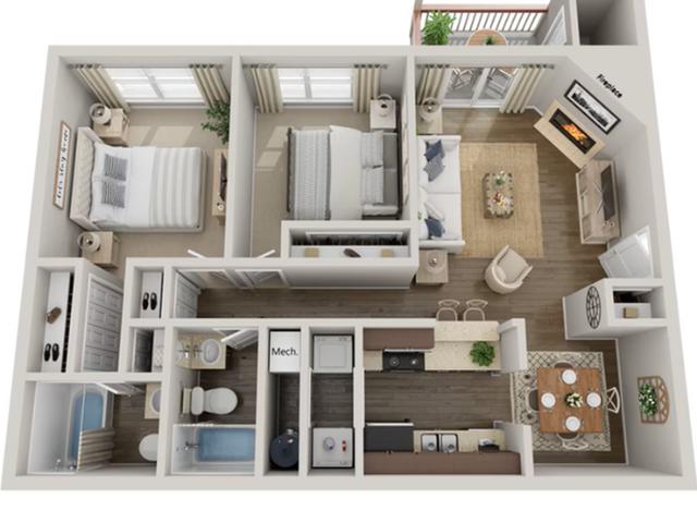 Apartment for rent in Cobb, Georgia