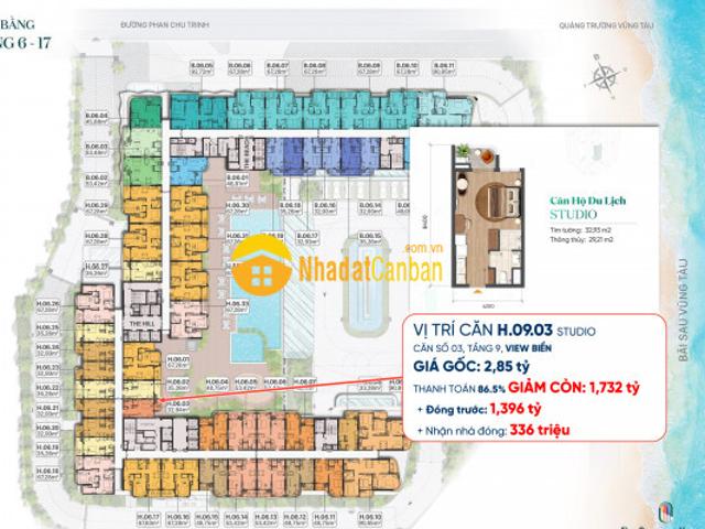 Căn hộ bán tại Vũng Tàu, Bà Rịa Vũng Tàu