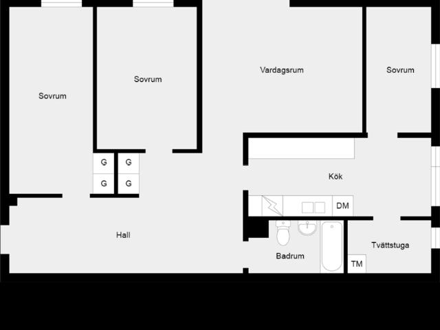 Bostadsrätt till salu i Botkyrka, Stockholm
