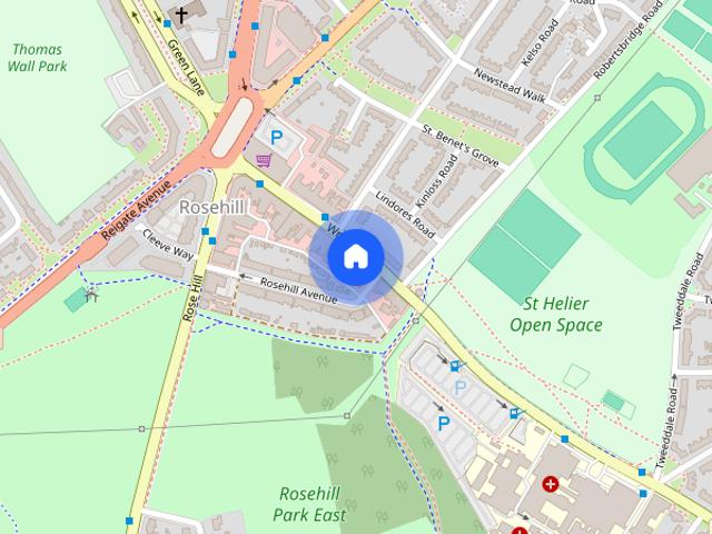 Apartment for rent in Rosehill, Greater London