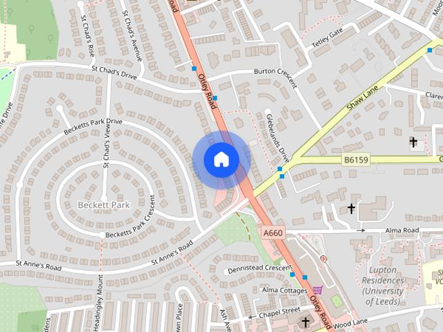 Apartment for rent in Beckett Park, Headingley