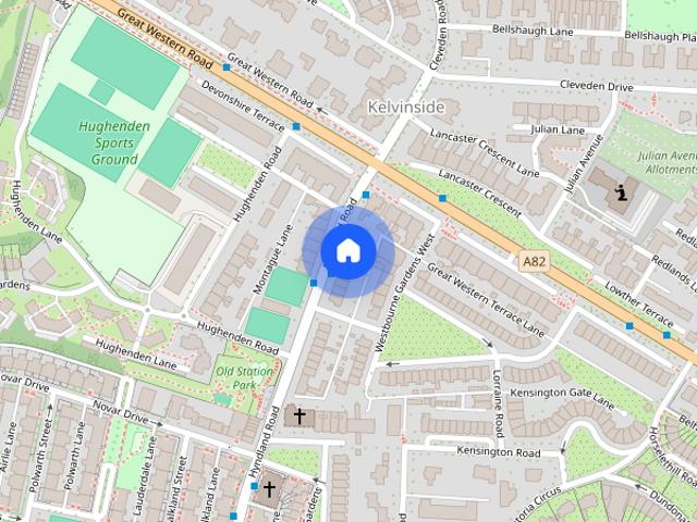 Apartment for rent in Kelvinside, Scotland