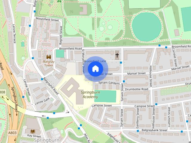 House for rent in Balgrayhill, Springburn