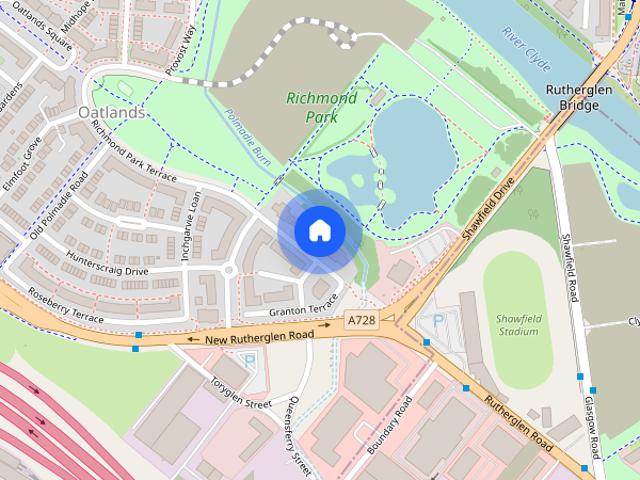 Apartment for rent in Oatlands, Scotland