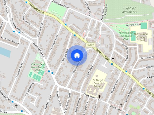 Apartment for rent in Loundsley Green, East Midlands